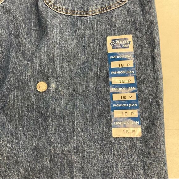 RIDERS BY LEE Women’s Medium Wash Jeans Size 16 Petite ( measures smaller) NEW - Picture 10 of 15